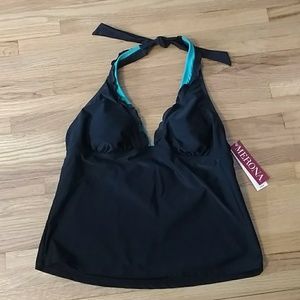NWT Merona swim top size L